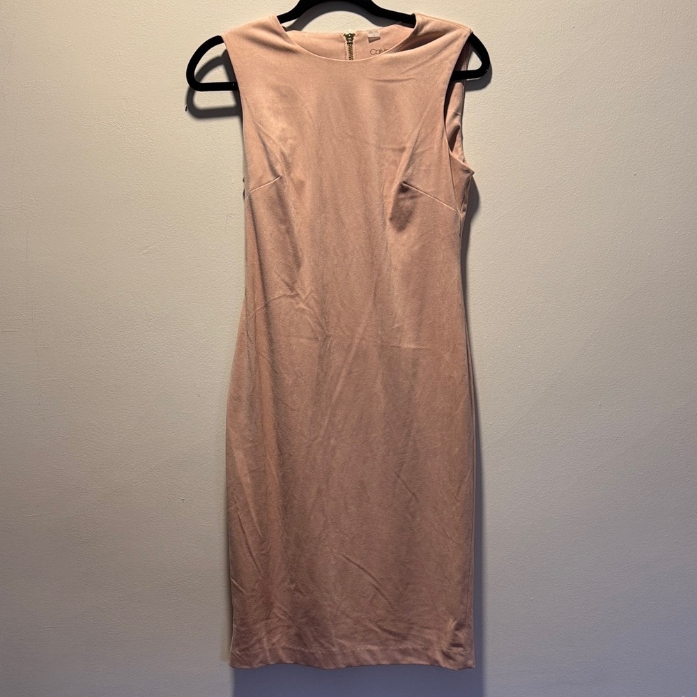 Calvin Klein Soft Pink Midi Dress